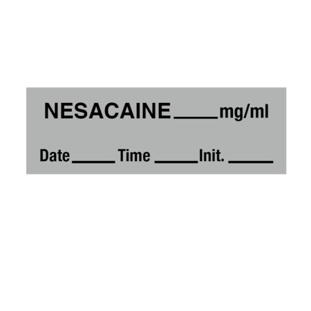 Tape, Nesacaine 1/2 X 500 Gray W/Black